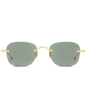 Thom Browne Lunettes De Soleil Rectangulaires - Green
