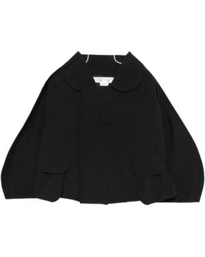 Comme des Garçons Peter Pan Collar Jacket - Black