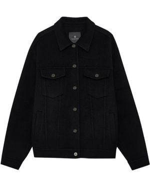 Anine Bing Rory Wool Jacket - Black