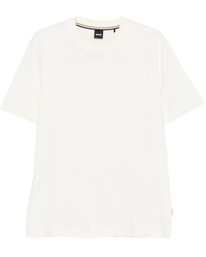 BOSS Embroidered-Logo T-Shirt - White
