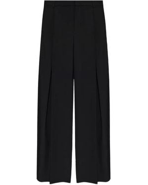 CASABLANCA Pantalon À Design Plissé - Black
