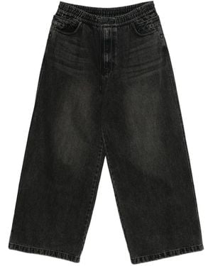 Juun.J Jean À Taille Élastiquée - Black