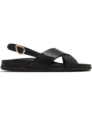 Ancient Greek Sandals Ikesia Sandals - Black