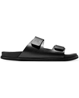 Cole Haan Sandalen Mit Klettverschluss - Schwarz