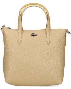 Lacoste Small Anna Tote Bag - Natural
