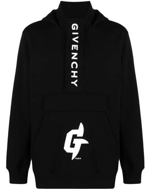 Givenchy ロゴ スウェットパーカー - ブラック