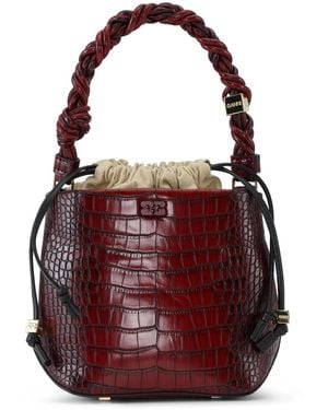 Ganni Borsa Tote Bou - Rosso