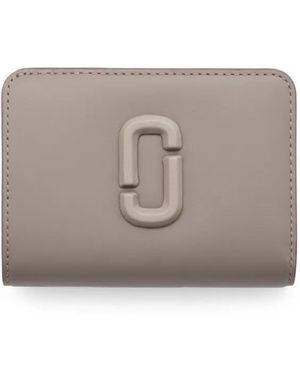 Marc Jacobs Portafoglio The Covered J Marc Mini - Grigio