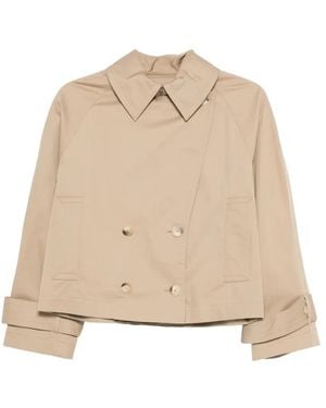 JOSEPH Zago Double-Breasted Coat - Natural