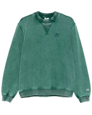 Champion ロゴ スウェットシャツ - グリーン