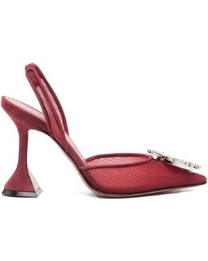 AMINA MUADDI Begum Sling Mesh Court Shoes - Pink