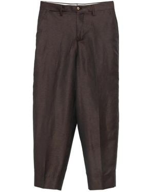 Briglia 1949 Pressed-Crease Tailored Trousers - Grey