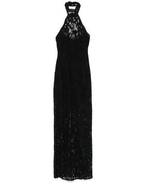 MANURI Cherie Lined Dress - Black