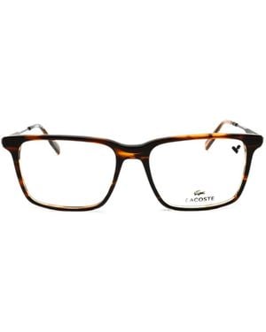 Lacoste Rectangle-Frame Glasses - Black