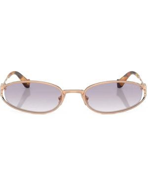 Miu Miu Gafas De Sol Con Placa Del Logo - Rosa