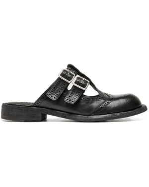 Officine Creative Mules Rugged 117 - Black
