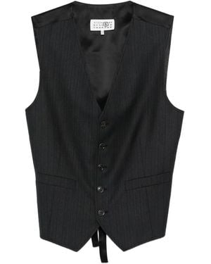 MM6 by Maison Margiela Suit Vests - Black