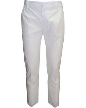 Entre Amis Button-Fastening Trousers - Grey