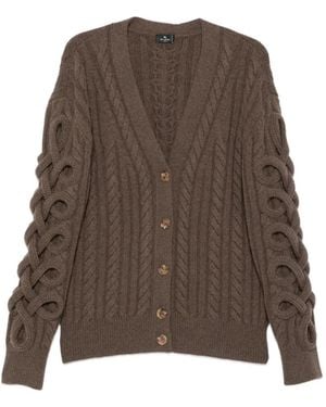 Etro Cardigan - Marrone