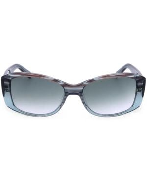 Fossil Gradient-Lens Rectangle-Frame Sunglasses - Blue