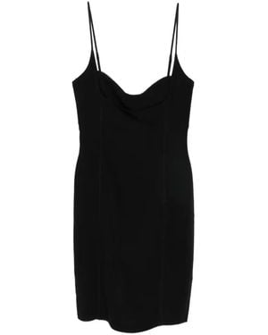 Herskind Roselini Stitched-Detail Dress - Black