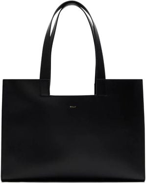 Bally Easy Leather Tote Bag - Black