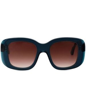 Thierry Lasry Swimmy Rectangle-Frame Sunglasses - Blue