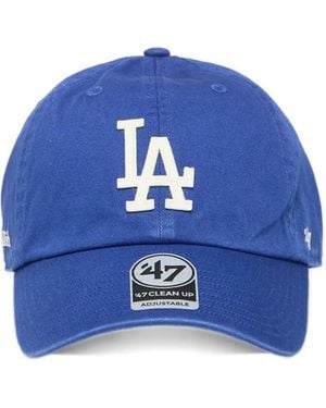 Sporty & Rich La Logo-Embroidered Baseball Cap - Blue