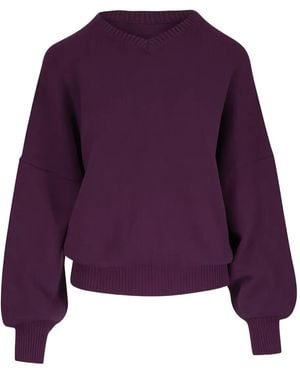 KHAITE Wolfe Jumper - Purple