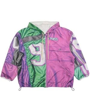 PDF Patchwork Hoodie - Pink