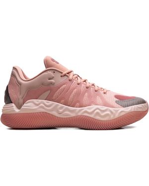 PUMA Hali 1 Textured Basketball Trainers - Pink
