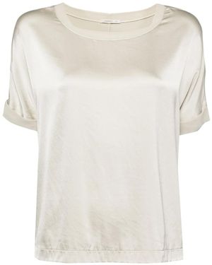 Transit Satin T-Shirt - White