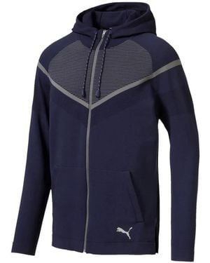 PUMA Hooded Zip-Up Jacket - Blue