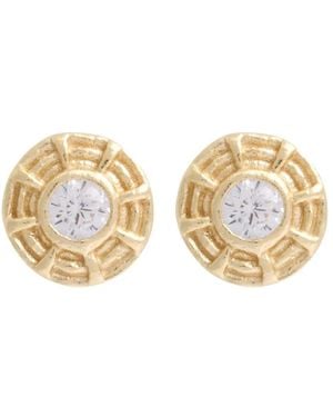 Daisy London Apolo Sparkle Stud Earrings - Metallic