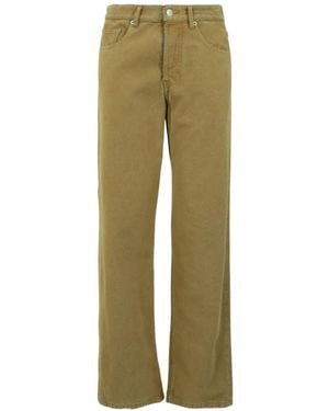 MM6 by Maison Margiela Jeans Con Applicazione Logo - Verde