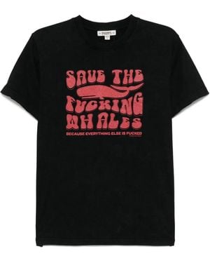 Stain Shade T-Shirt À Imprimé Graphique - Noir