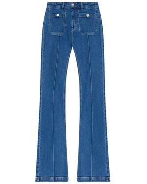 Munthe Split-Seam Trousers - Blue