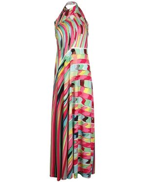 Mary Katrantzou Dionne Maxikleid Mit Print - Weiß