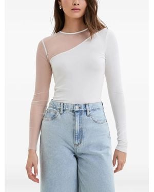 MARCELLA Milo Asymmetric-Detail Top - Blue