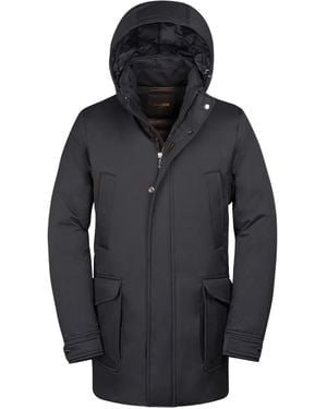Moorer Oran-Ads Parka - Grey