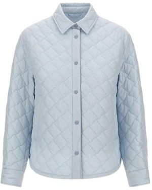 Herno Diamond Quilted Shirt - Blue