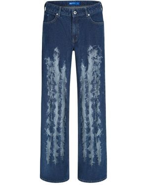 Karl Lagerfeld Distressed Jeans - Blue