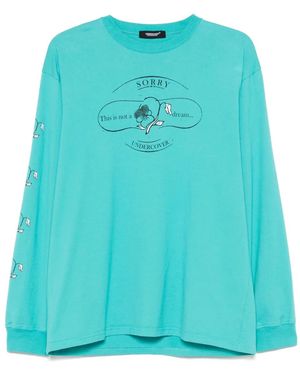 Undercover Camiseta con eslogan estampado - Azul