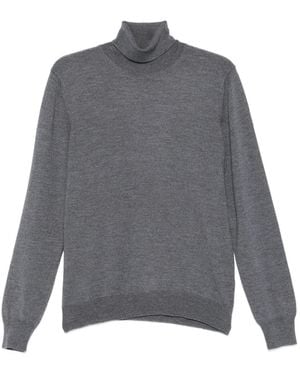 Tagliatore Pullover Mit Rollkragen - Grau