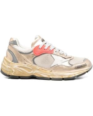 Golden Goose Zapatillas Dad-Star metalizadas - Rosa