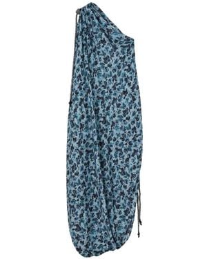 Rodebjer Shirley Floral-Print Dress - Blue