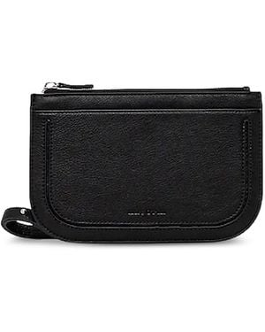 Marc O' Polo Debossed-Logo Cross-Body Bag - Black