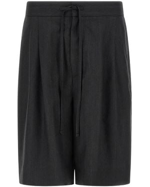Fear Of God Pinstripe Bermuda Shorts - Black
