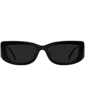 Prada Symbole Sonnenbrille Mit Eckigem Gestell - Schwarz