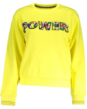 Desigual Embroidered Detail Jumper - Yellow